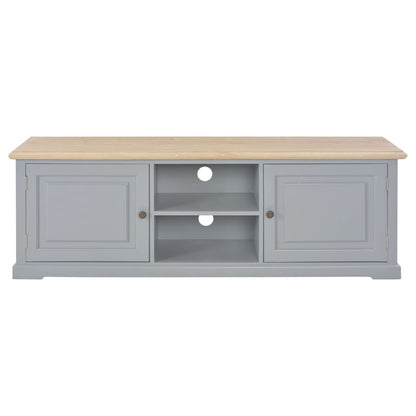 Mobile TV Grigio 120x30x40 cm in Legno