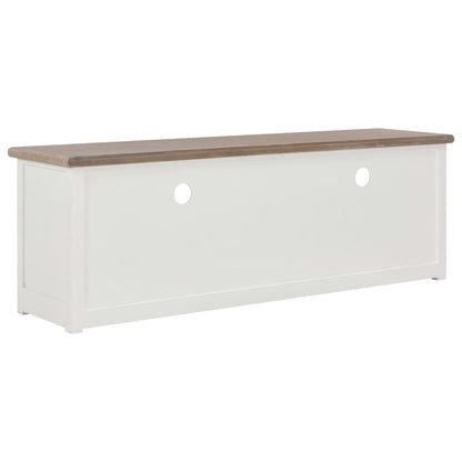 Mobile TV Bianco 120x30x40 cm in Legno