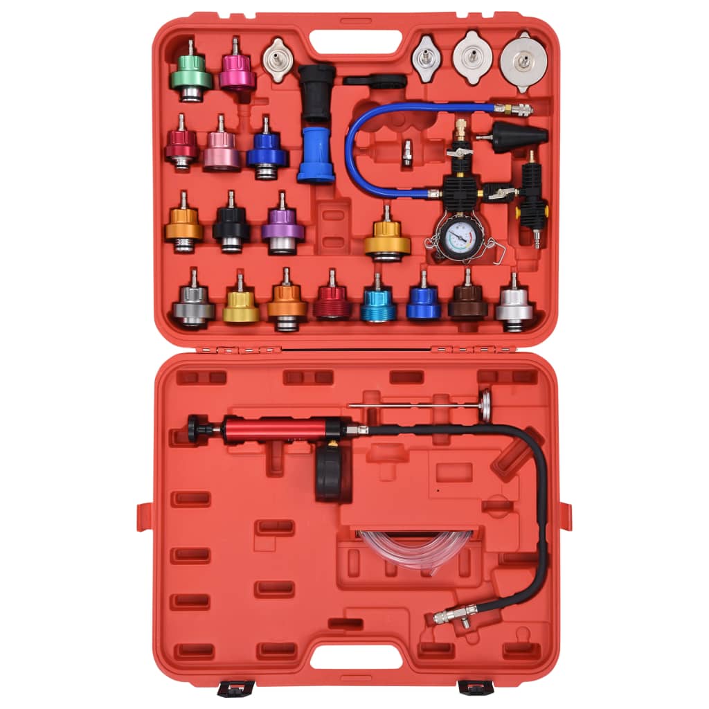 Tester di Pressione Sistemi di Raffreddamento e Radiatori 28 pz