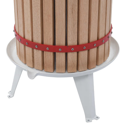 Torchio per Frutta e Vino con Sacco in Tessuto 24 L Rovere