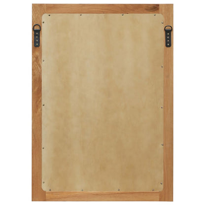 Specchio 50x70 cm in Legno Massello di Rovere