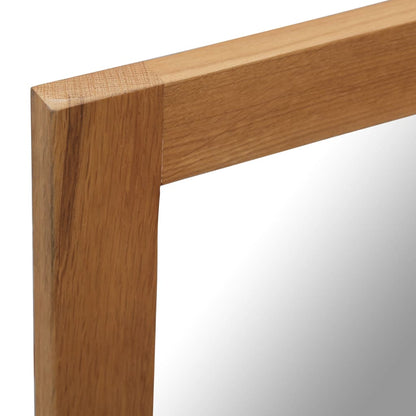 Specchio 50x70 cm in Legno Massello di Rovere