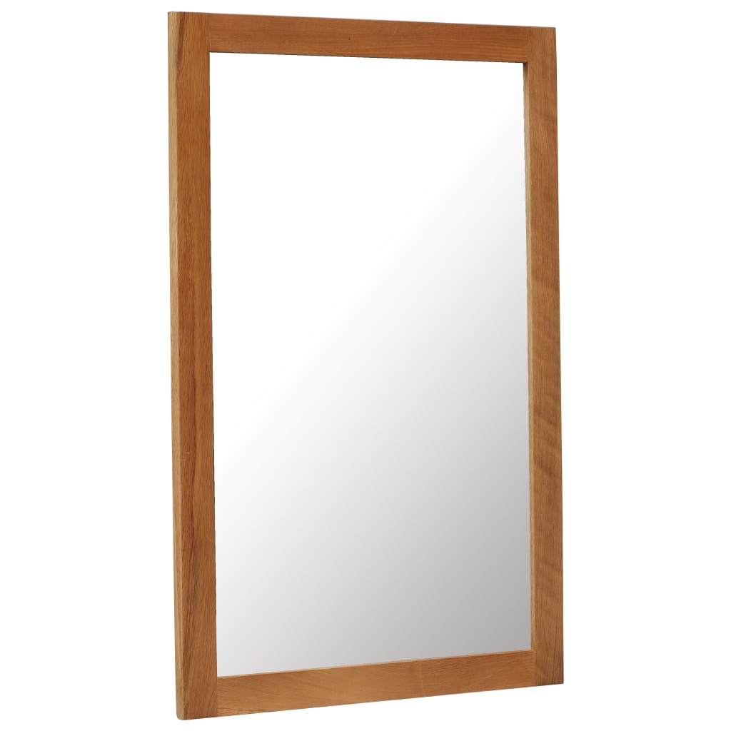 Specchio 60x90 cm in Legno Massello di Rovere