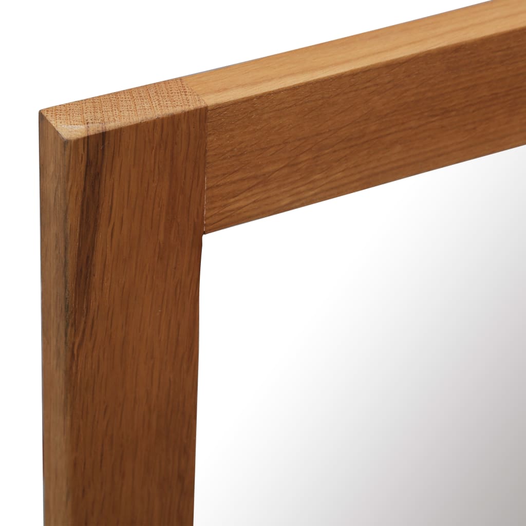Specchio 60x90 cm in Legno Massello di Rovere