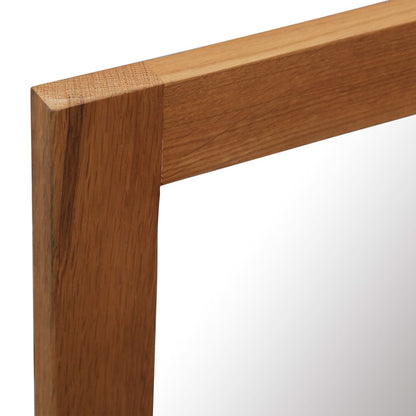 Specchio 60x90 cm in Legno Massello di Rovere