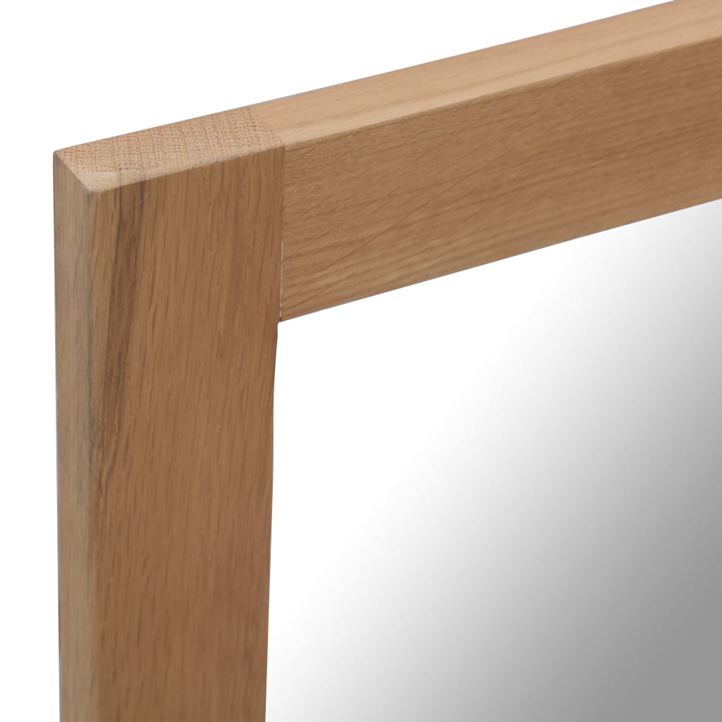 Specchio 50x140 cm in Legno Massello di Rovere
