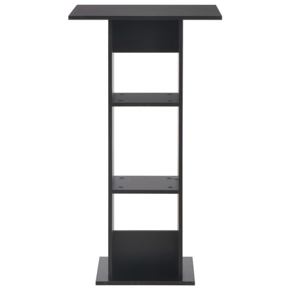 Tavolo da Bar Nero 60x60x110 cm
