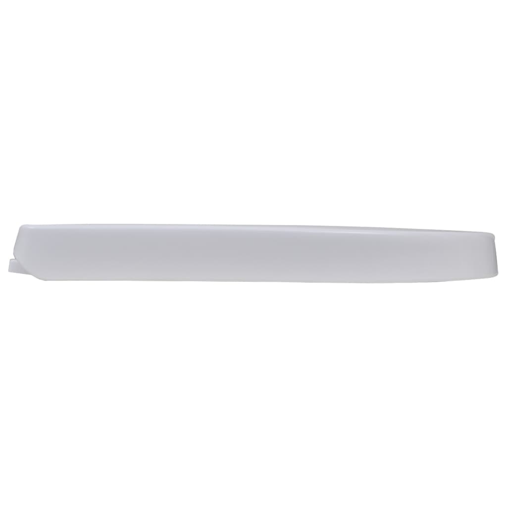Copriwater a Chiusura Rallentata 2 pz Plastica Bianco