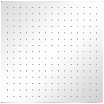 Soffione per Doccia a Pioggia 2pz Acciaio Inossidabile 40x40cm