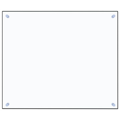 Paraschizzi per Cucina Trasparente 70x60 cm in Vetro Temperato