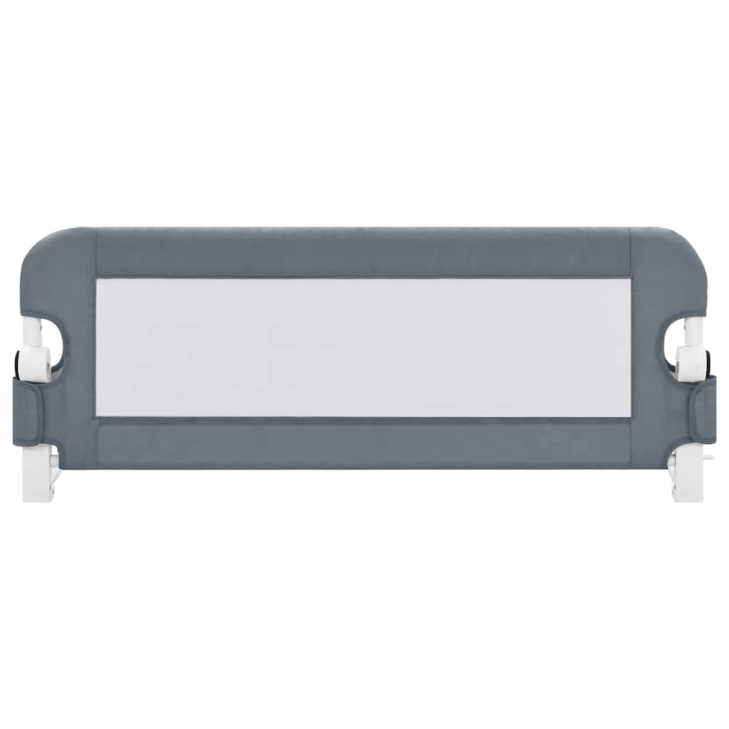 Sponde Letto di Sicurezza Bambini Grigio 102x42cm Poliestere