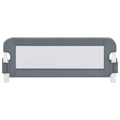 Sponde Letto di Sicurezza Bambini Grigio 102x42cm Poliestere