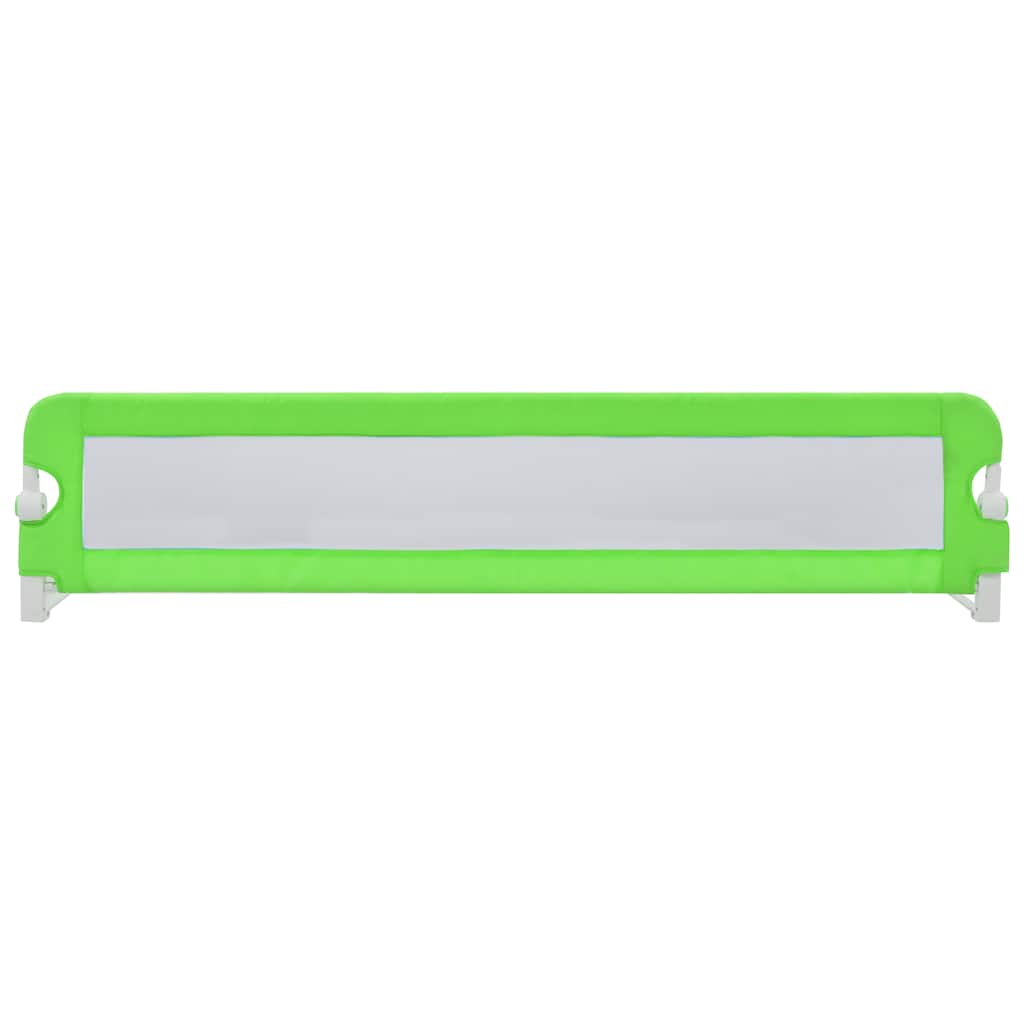 Sponde Letto di Sicurezza Bambini Verde 180x42cm Poliestere