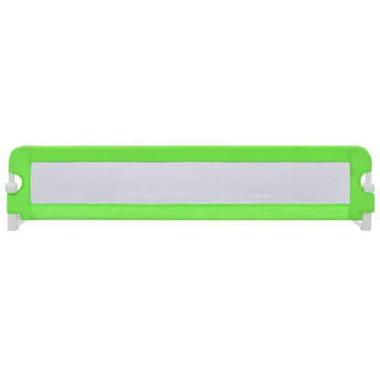 Sponde Letto di Sicurezza Bambini Verde 180x42cm Poliestere