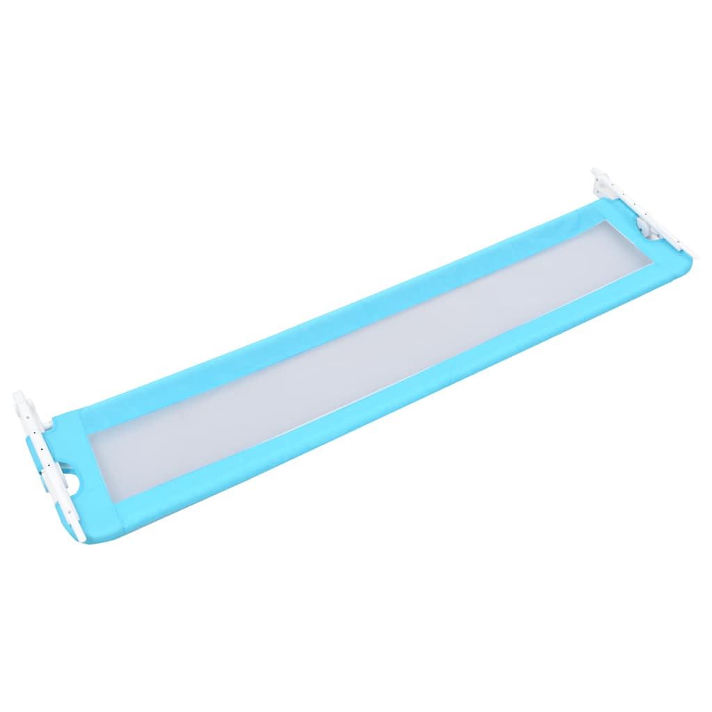 Sponde Letto di Sicurezza per Bambini Blu 180x42cm Poliestere