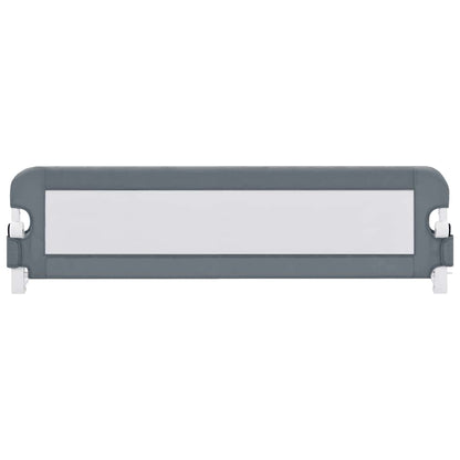 Sponde Letto di Sicurezza Bambini Grigio 120x42cm Poliestere