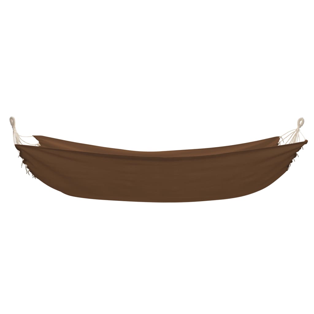 Amaca Pieghevole per 2 Persone Marrone 360 x 150 cm