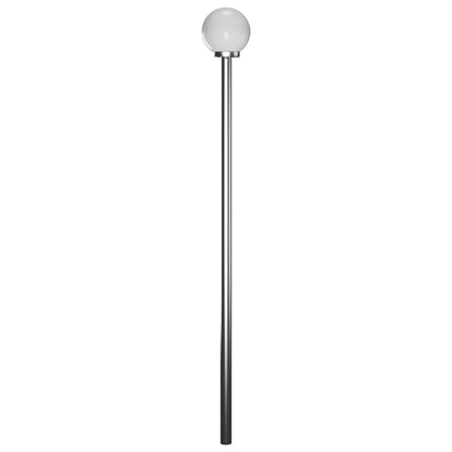 Lampione da Giardino con 2 Lampade 220 cm