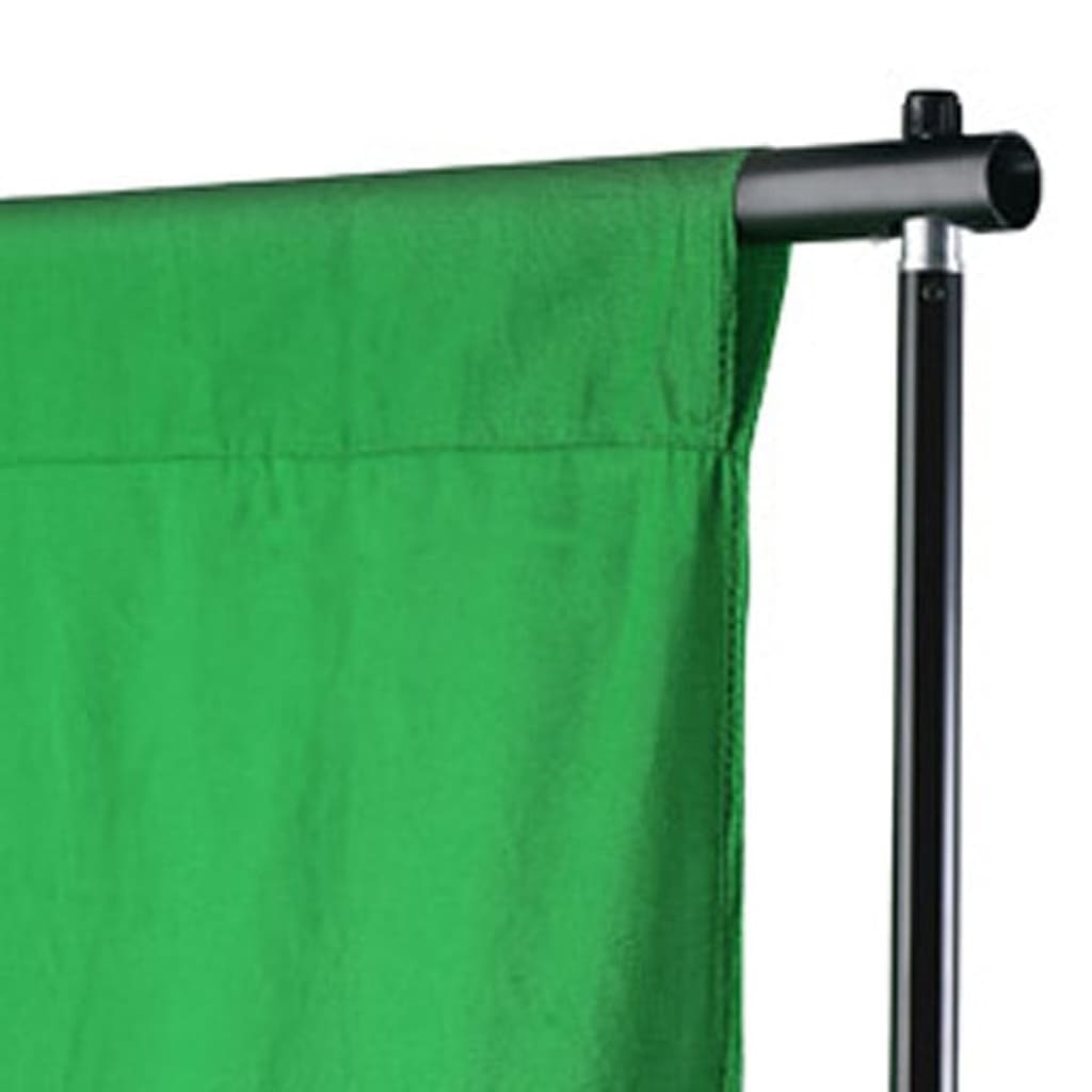 Fondale in Cotone Verde senza Supporto 300x300 cm per Croma Key