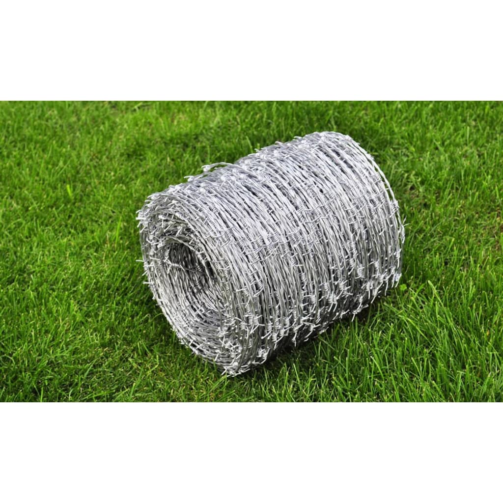 Filo spinato galvanizzato per recinzioni metalliche, recinti