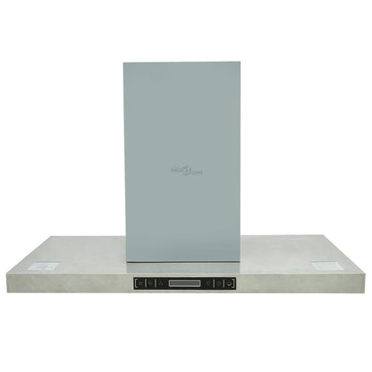 Cappa da Cucina a Isola in Acciaio Inox con Display LCD