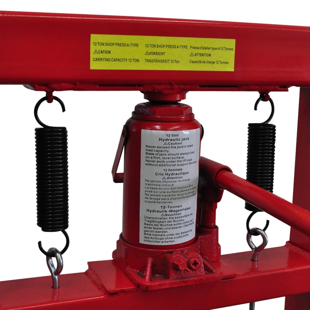 Pressa Idraulica Manuale da Terra 12 Tonnellate