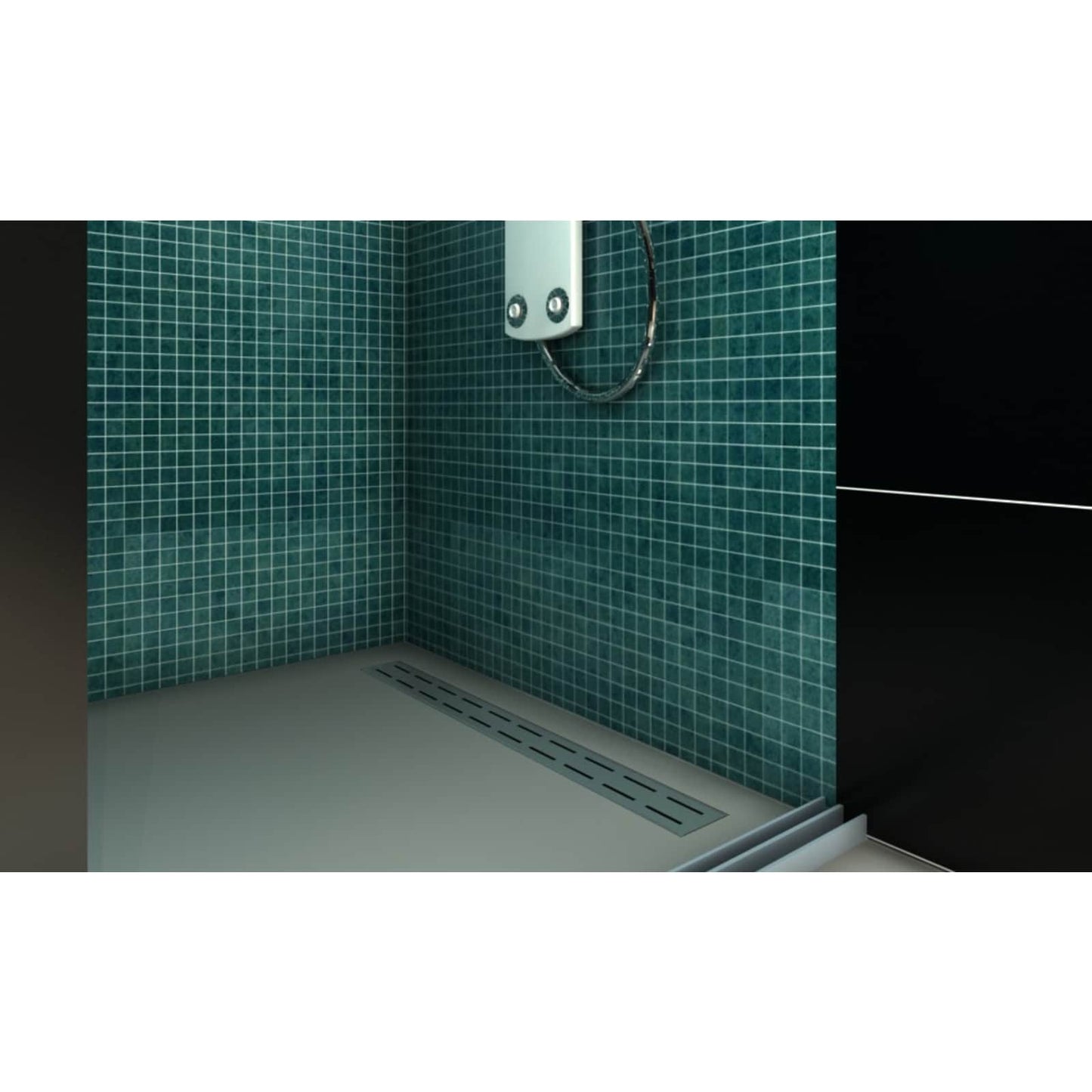 Scarichi Bianco 88 x 8.8 x 8.5 cm Metallo