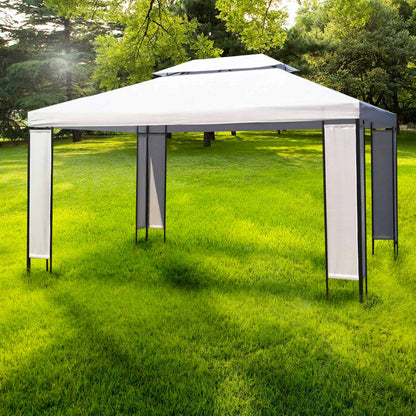 Baldacchini Bianco 3 x 4 x 2.73 m Tessuto