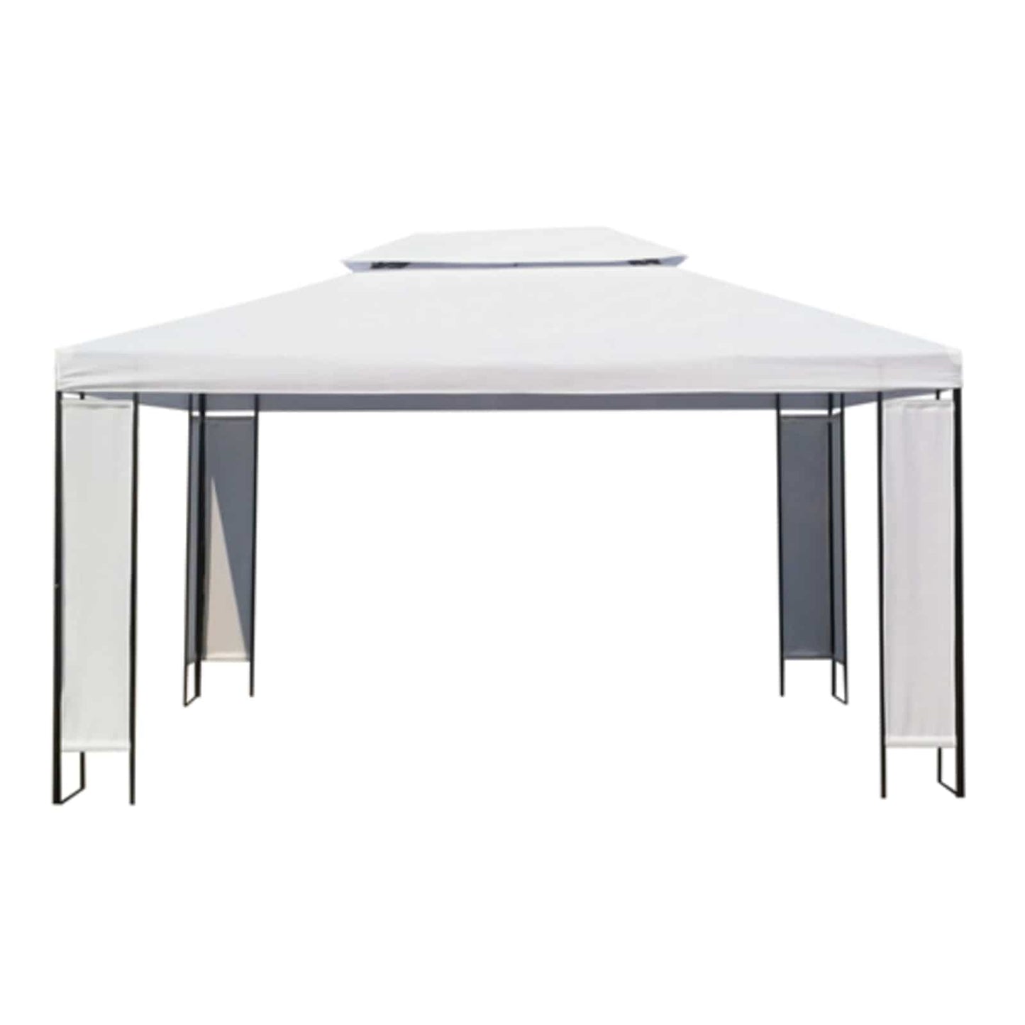 Baldacchini Bianco 3 x 4 x 2.73 m Tessuto