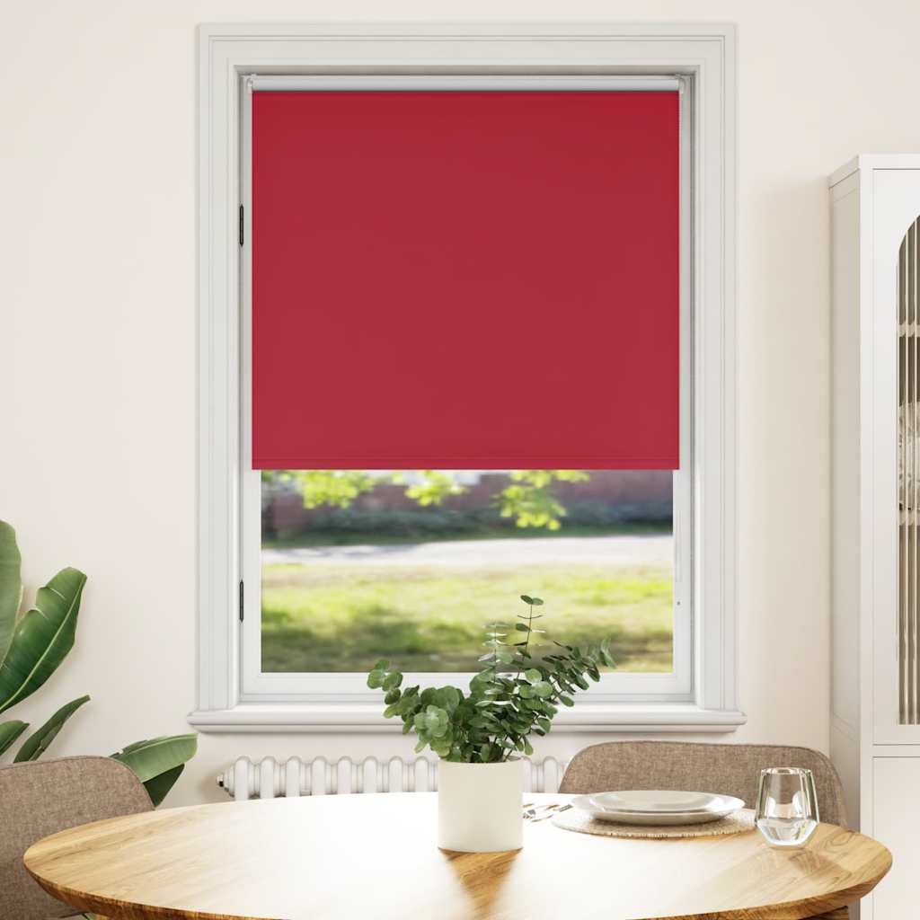 Tenda a rullo oscurante buio totale 80 x 175 cm rossa
