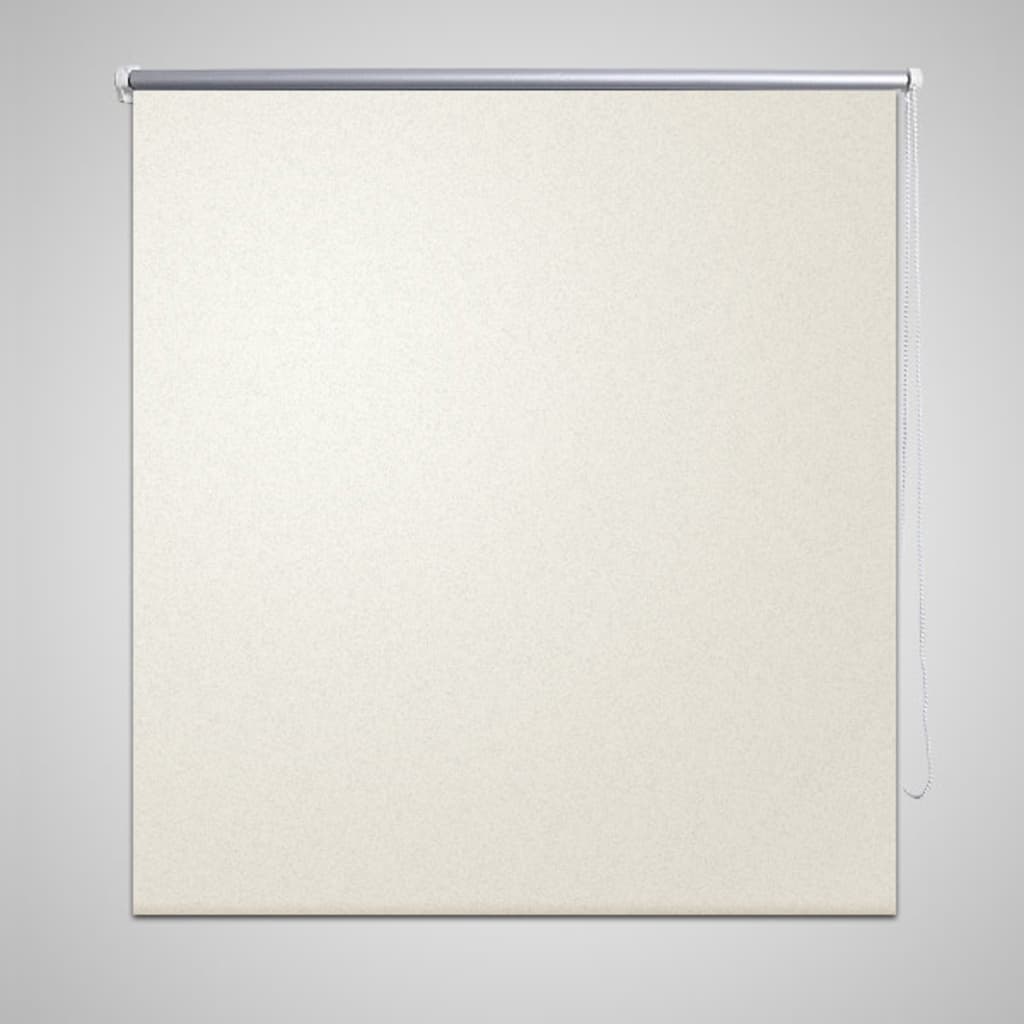Tenda a Rullo Oscurante 120 x 175 cm Bianco Avorio
