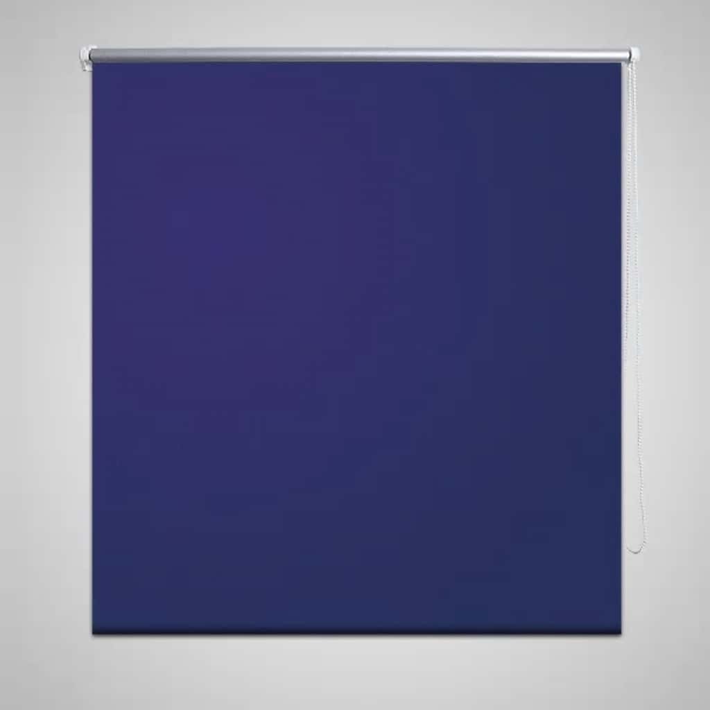 Tenda a Rullo Oscurante 120 x 175 cm Blu Marino