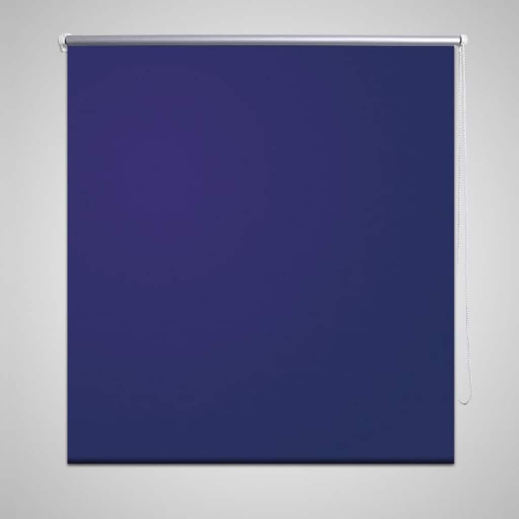 Tenda a Rullo Oscurante 140 x 175 cm Blu Marino