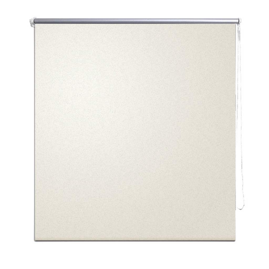 Tenda a Rullo Oscurante 160 x 175 cm Bianco Avorio