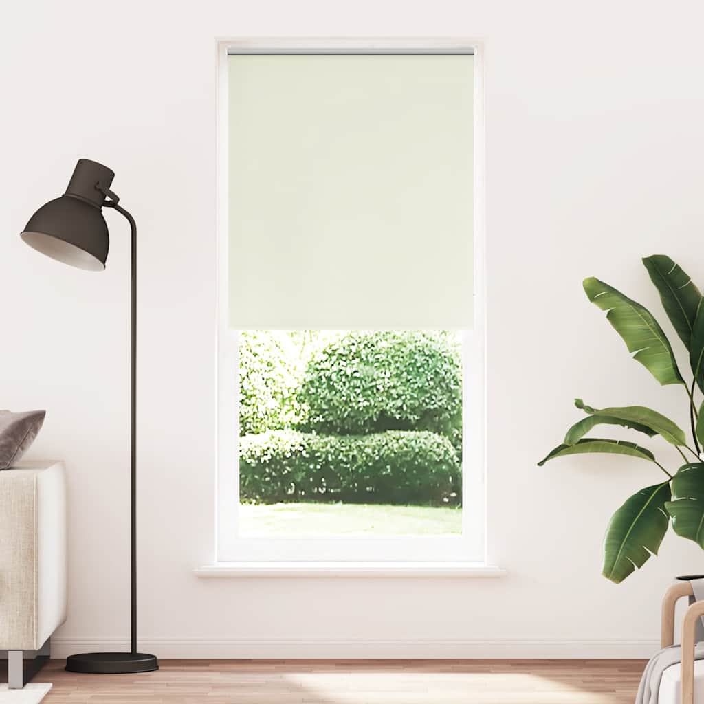 Tenda a rullo oscurante 84,4x230 cm Tessuto Larghezza 80 cm bianco sporco