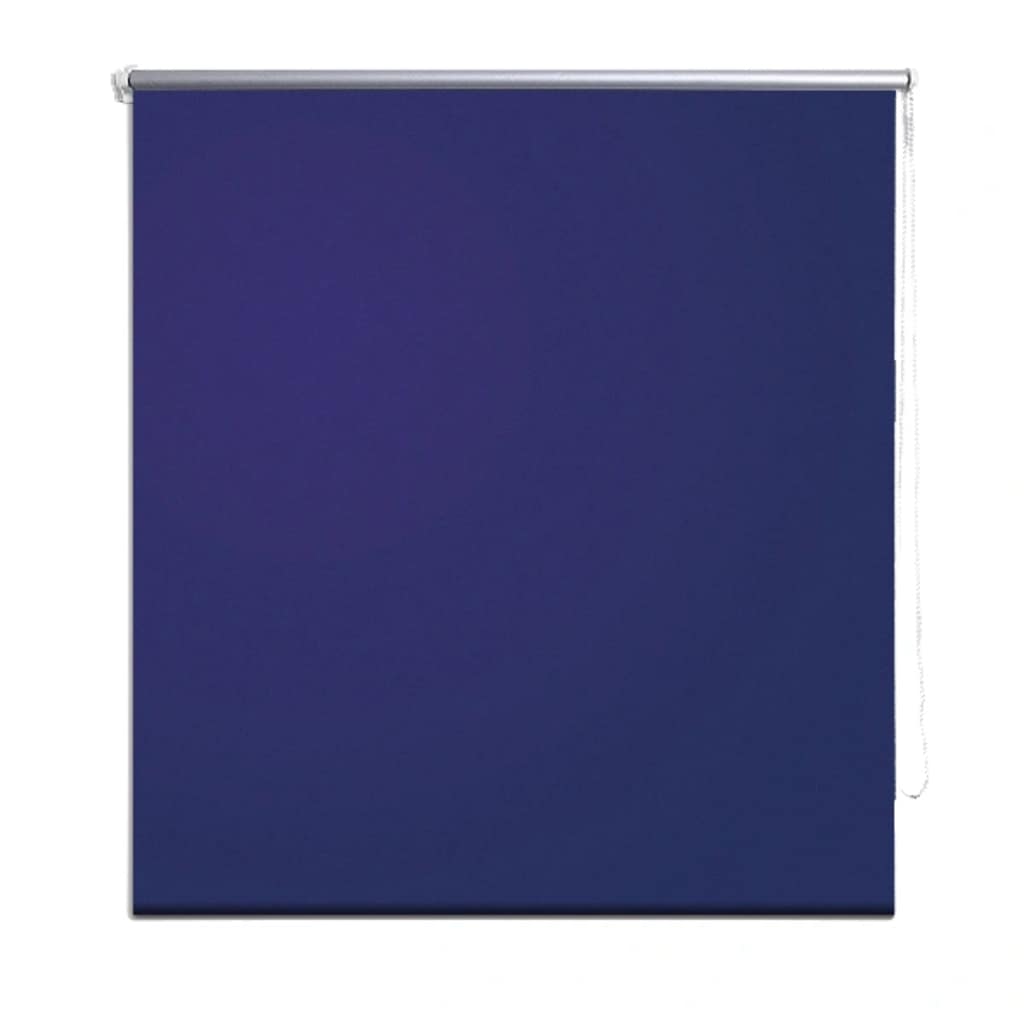 Tenda a rullo oscurante buio totale 100 x 230 cm blu marino