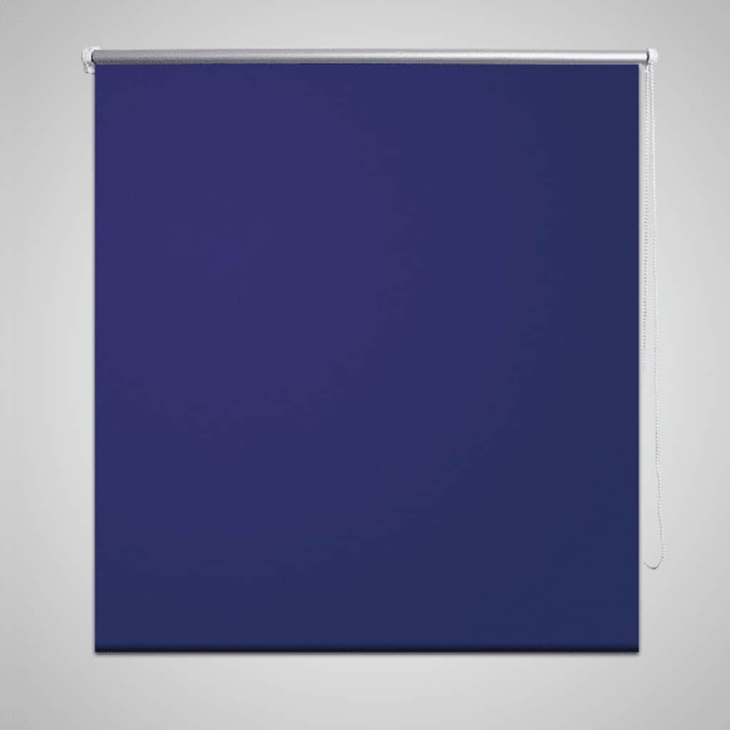 Tenda a rullo oscurante buio totale 100 x 230 cm blu marino