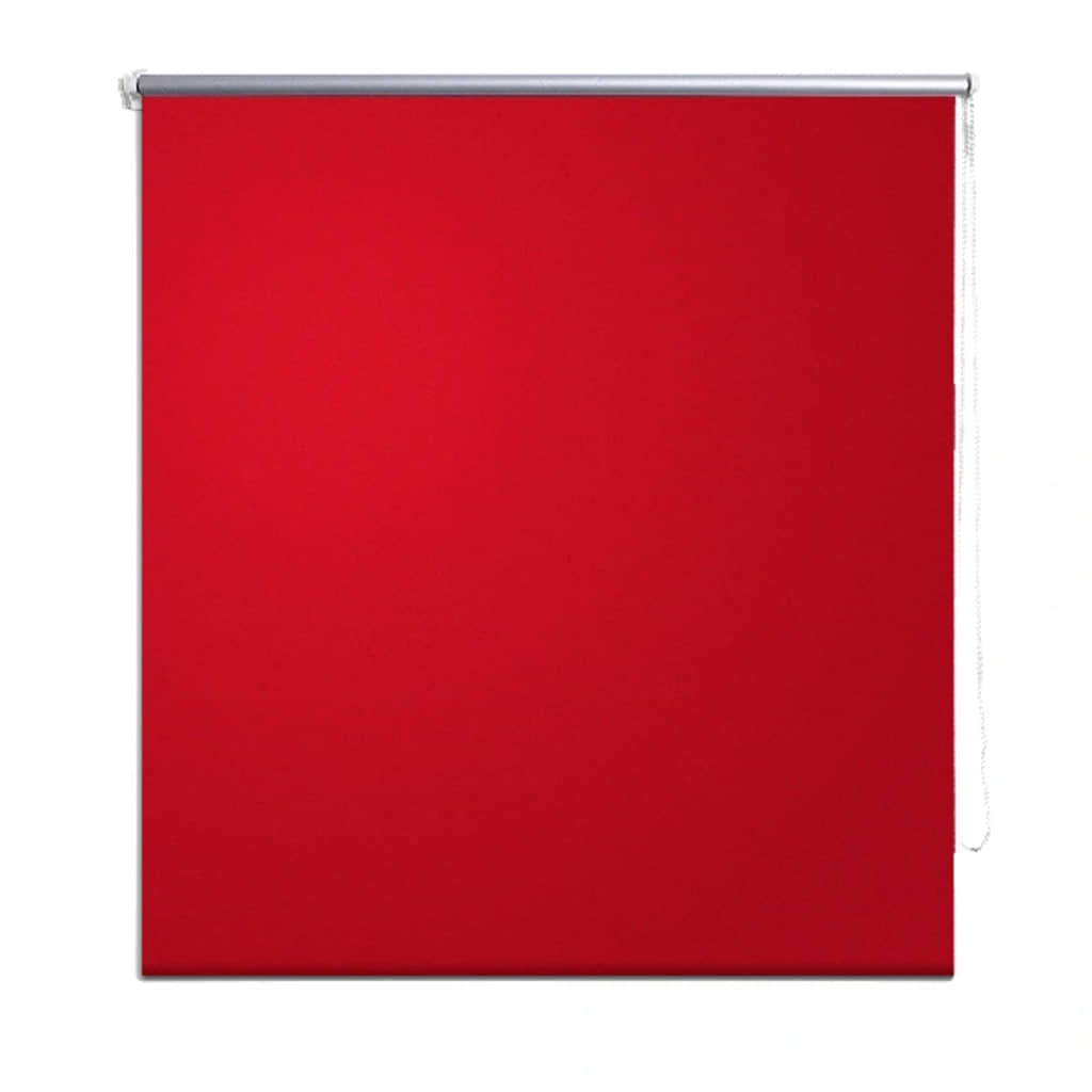 Tenda a rullo oscurante buio totale 120 x 230 cm rossa