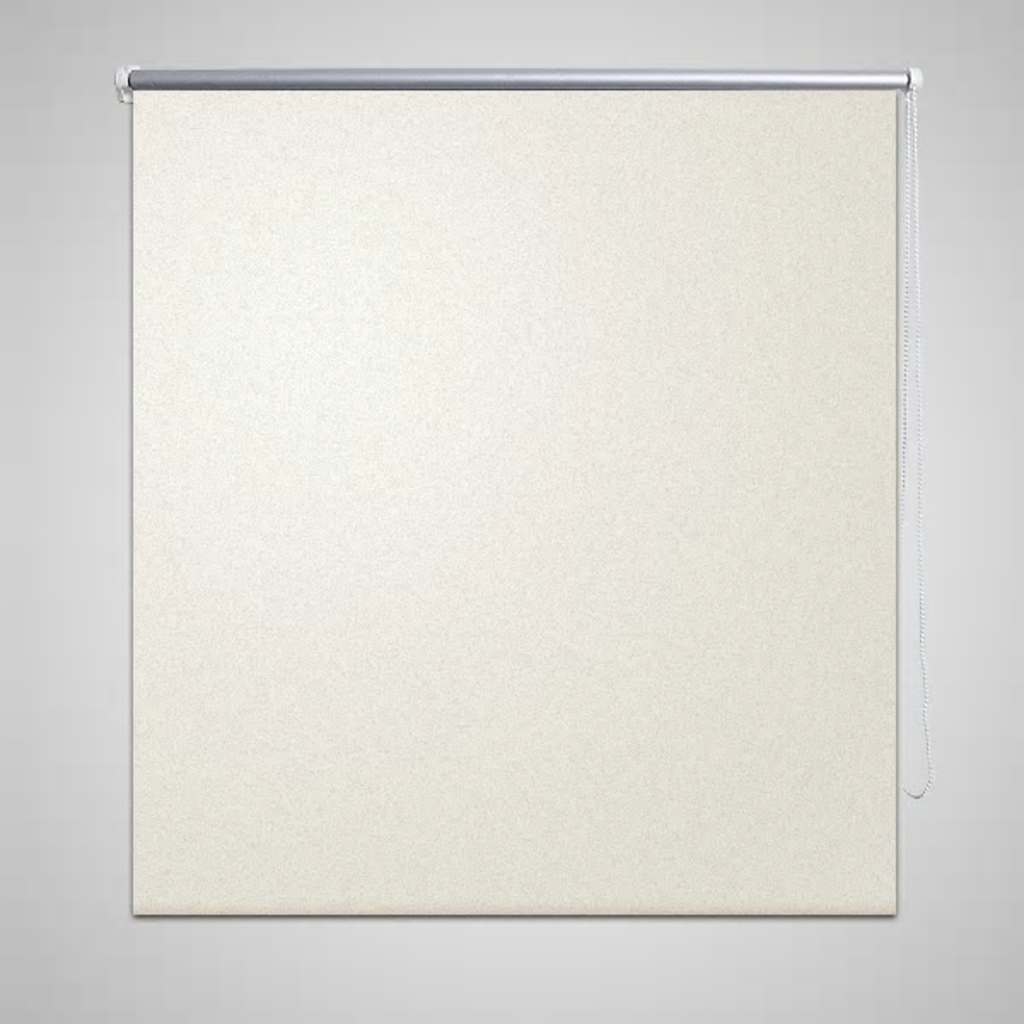 Tenda a Rullo Oscurante 160 x 230 cm Bianco Avorio