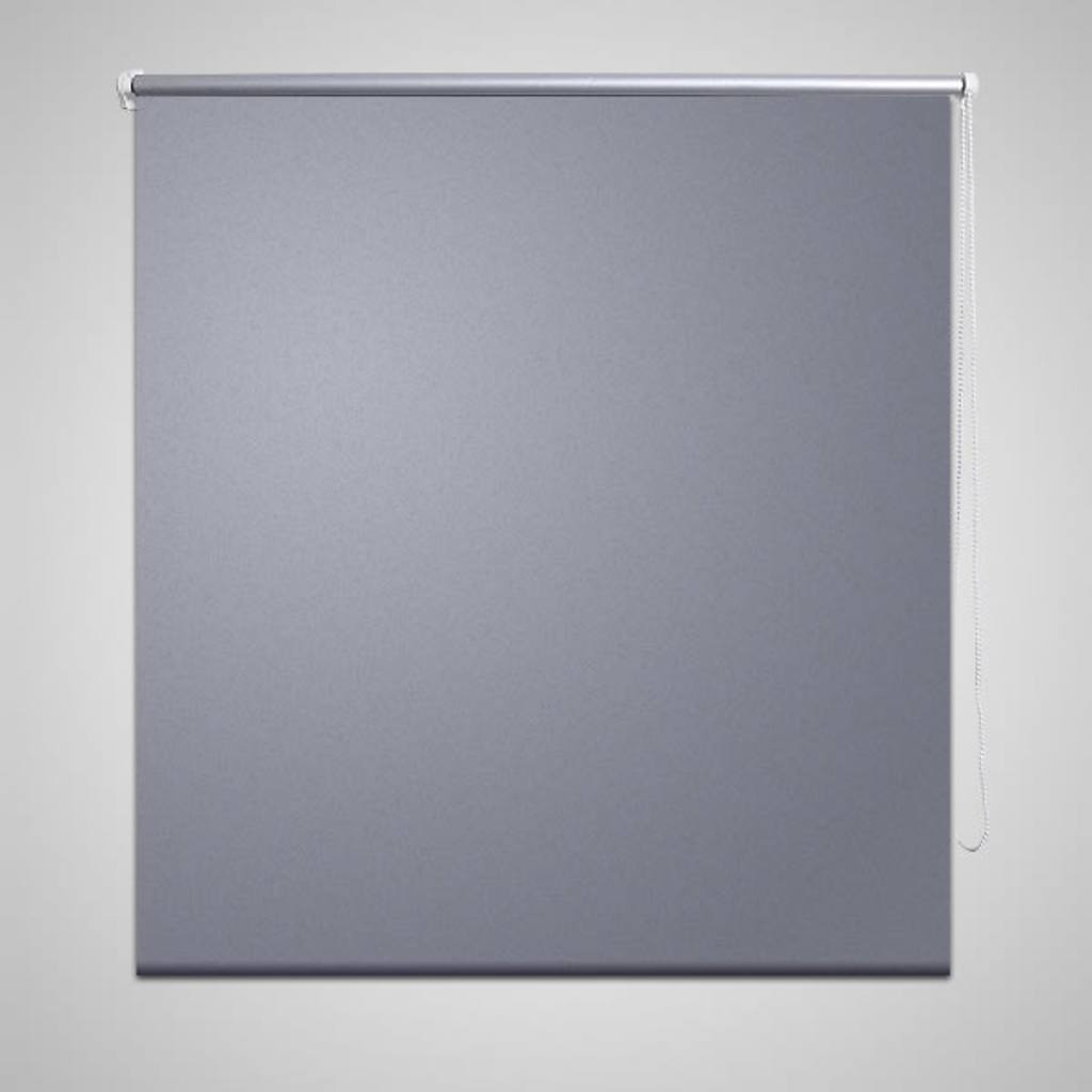 Tenda a Rullo Oscurante 160 x 230 cm Grigio