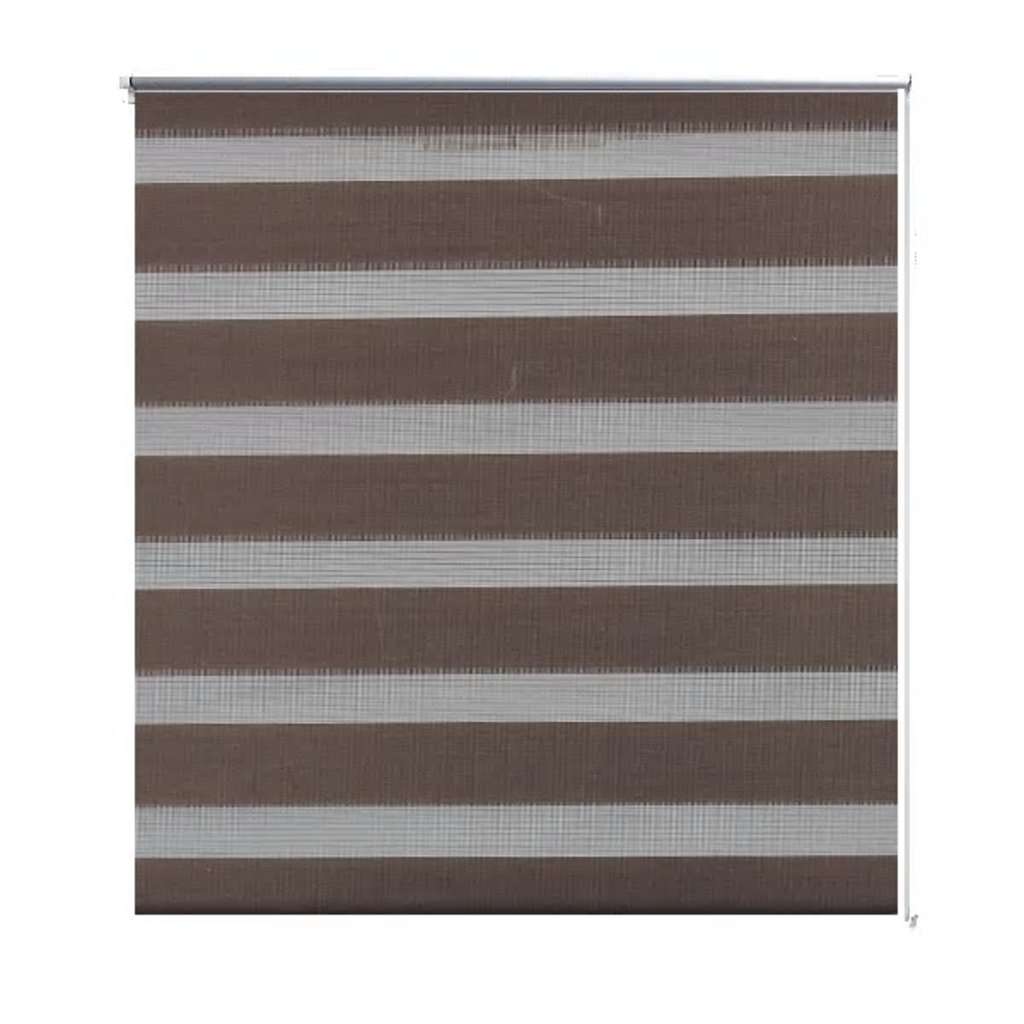 Tenda a rullo oscurante zebra 60x120cm caffÃ©