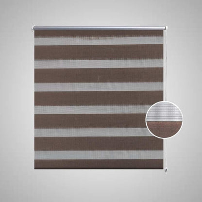 Tenda a rullo oscurante zebra 60x120cm caffÃ©
