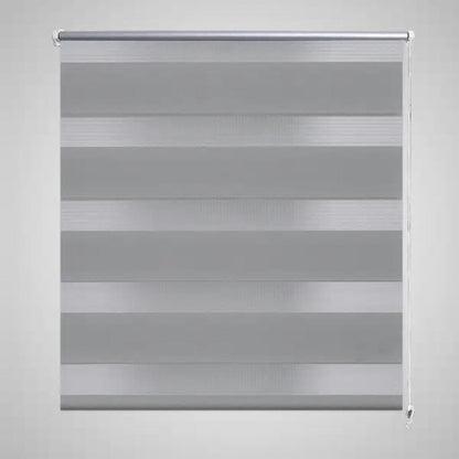 Tenda a rullo oscurante zebra 70x120 grigia