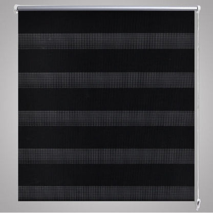 Tenda a rullo oscurante zebra 90x150 nera