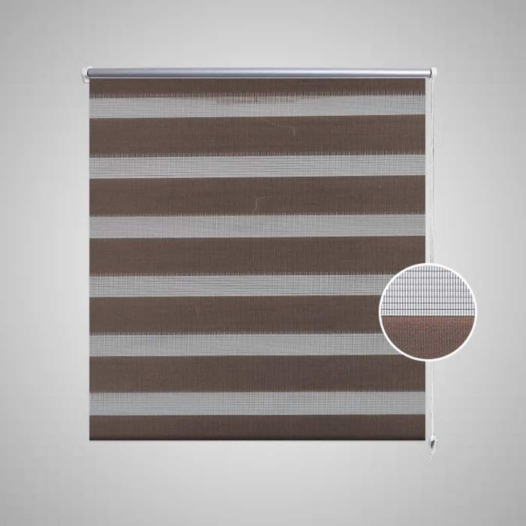 Tenda a rullo oscurante zebra 90x150 caffÃƒÂ©