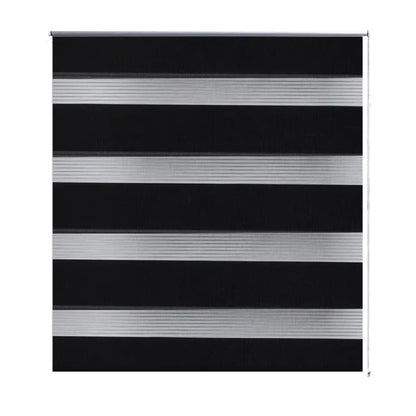 Tenda a rullo oscurante zebra 100x175 nera