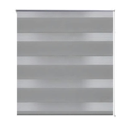 Tenda a rullo oscurante zebra 120x175 cm grigia