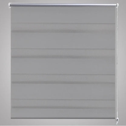 Tenda a rullo oscurante zebra 120x175 cm grigia