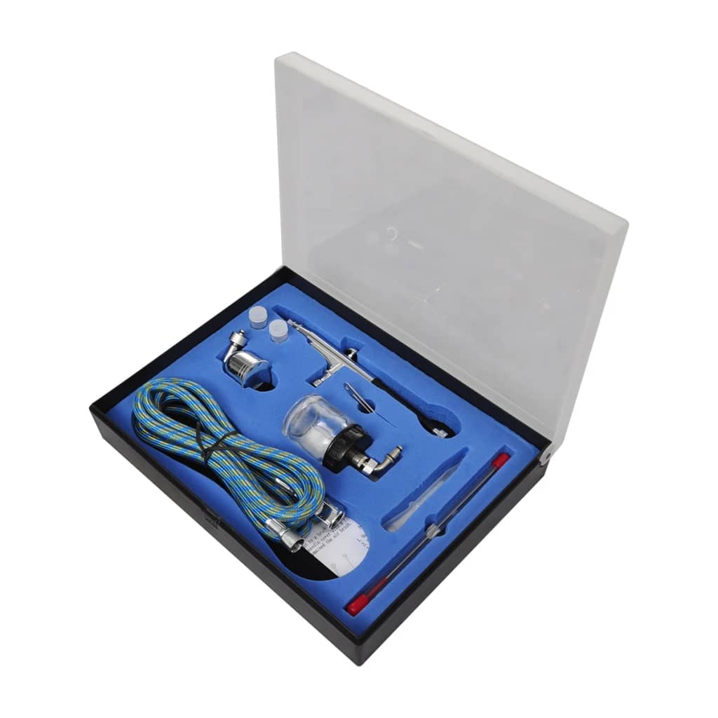 Set Compressore Aerografo con 2 Pistole