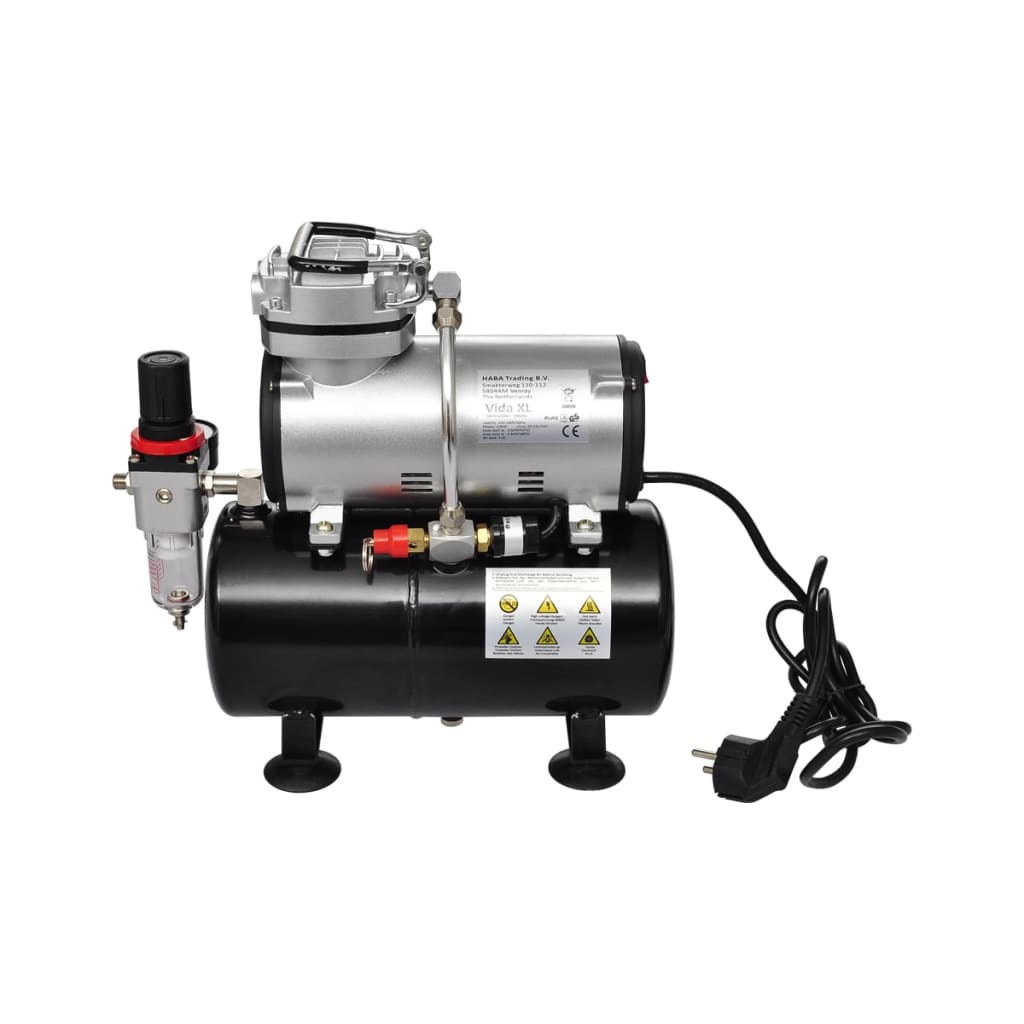 Set Compressore Aerografo con 2 Pistole